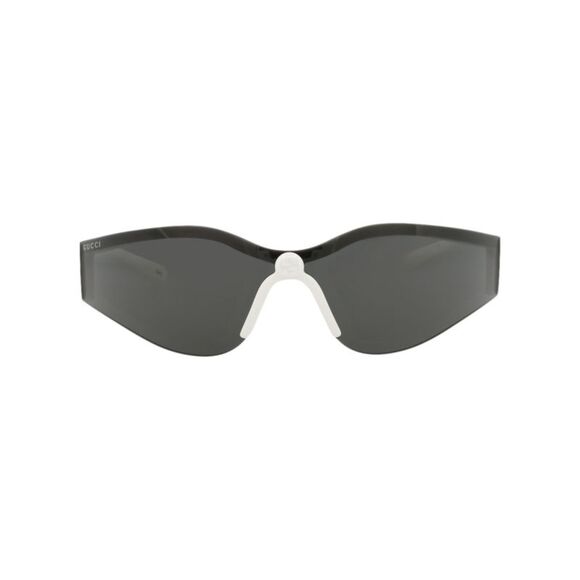 Gucci Shield-Frame Injection Sunglasses White Womens - Picture 1 of 6